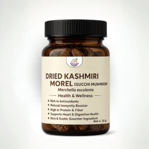 Dried Kashmiri Morel (Gucchi Mushroom) for Health & Wellness
